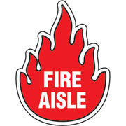FIRE AISLE PREMIUM ANTI-SLIP FLOOR DECAL - FIRE AISLE PREMIUM ANTI-SLIP FLOOR DECAL, 17X17, Anti-Slip Premium