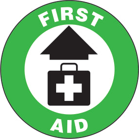FIRST AID PREMIUM ANTI-SLIP FLOOR DECAL