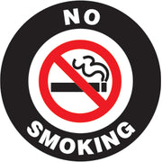 NO SMOKING PREMIUM ANTI-SLIP FLOOR DECAL - NO SMOKING PREMIUM ANTI-SLIP FLOOR DECAL, 17X17, Anti-Slip Premium