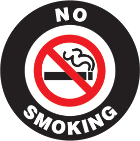 NO SMOKING PREMIUM ANTI-SLIP FLOOR DECAL