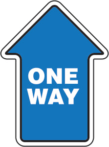 ONE WAY ARROW UP PREMIUM ANTI-SLIP FLOOR DECAL