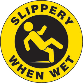 SLIPPERY WHEN WET PREMIUM ANTI-SLIP FLOOR DECAL