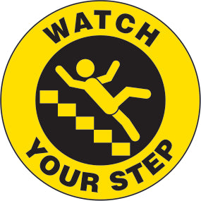 WATCH YOUR STEP - STAIRS PREMIUM ANTI-SLIP FLOOR DECAL