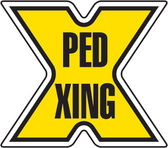 PED XING PREMIUM ANTI-SLIP FLOOR DECAL