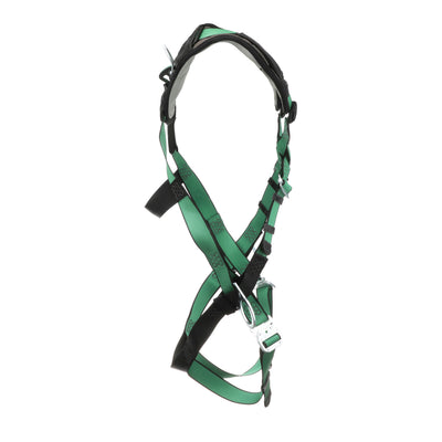 MSA V-FORM+ Harness w/Back & Side D-Rings - Quick Connect Leg Straps - Super Extra Large - 10206107
