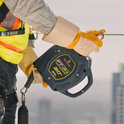 FallTech FT-R 30' Class 2 Leading Edge SRL with Galvanized Steel Cable & Replaceable Cable - 721730LER