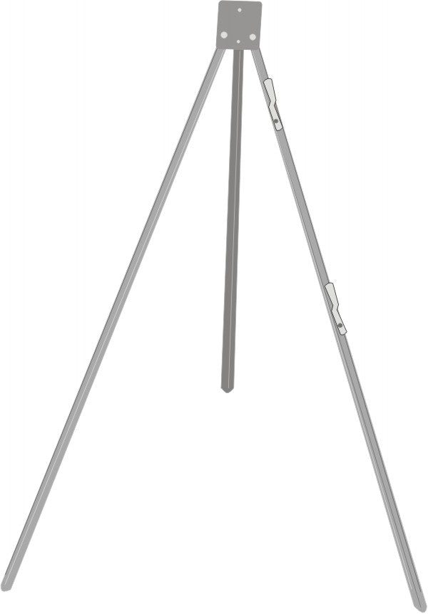 FOLDING TRIPOD STAND FOR METAL OR MESH SIGNS. HOLDS 36 - FOLDING TRIPOD STAND FOR METAL OR MESH SIGNS. HOLDS 36, 54x50, Galvanized