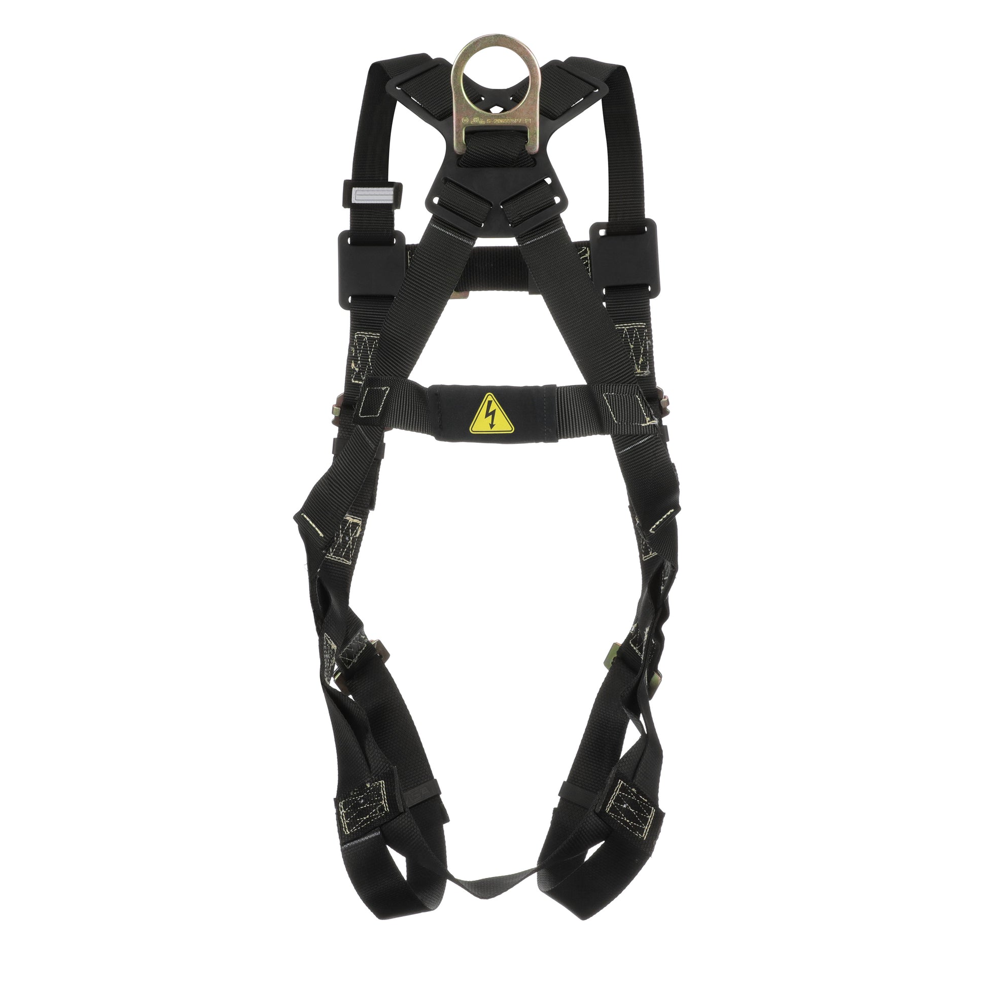 MSA Workman Arc Flash Vest-Style Harness w/Back D-Ring - Tongue Buckle leg straps - Standard (STD) - 10152637