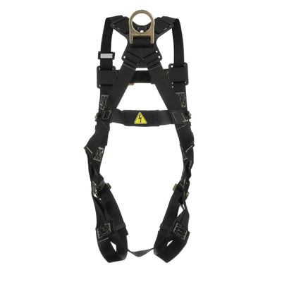 MSA Workman Arc Flash Vest-Style Harness w/Back D-Ring - Tongue Buckle leg straps - Standard (STD) - 10152637
