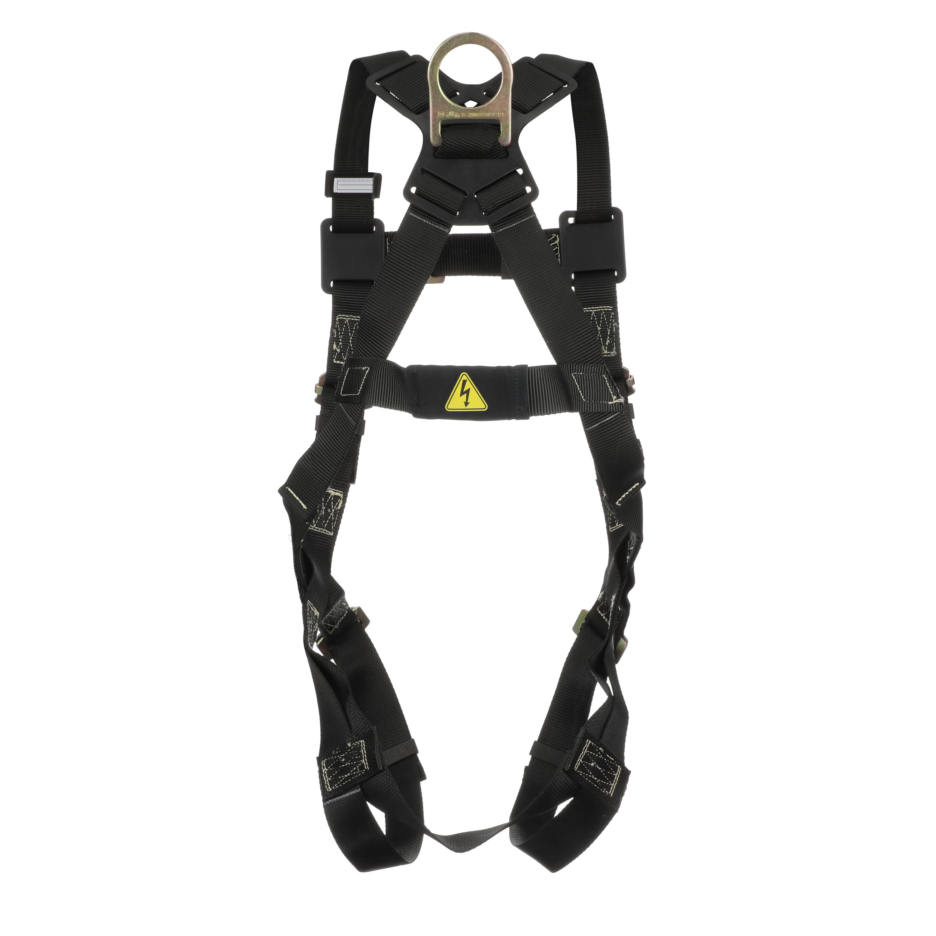 MSA Workman Arc Flash Vest-Style Harness w/Back D-Ring - Tongue Buckle leg straps - X-Large (XLG) - 10152638