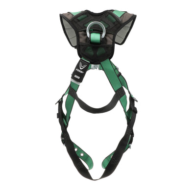 MSA V-FORM+ Harness w/Back & Front D-Rings - Tongue Buckle Leg Straps - Extra Small - 10206092
