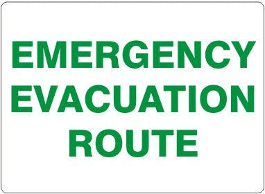 EMERGENCY EVACUATION ROUTE