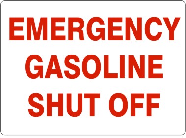 EMERGENCY GASOLINE SHUT OFF
