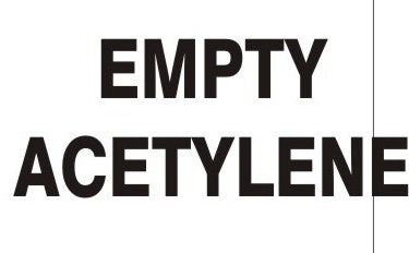 EMPTY ACETYLENE