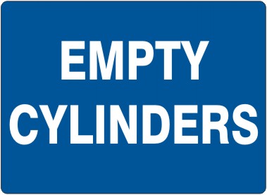 EMPTY CYLINDERS
