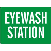 EYE WASH STATION - EYE WASH STATION, 14X20, Adhesive Vinyl