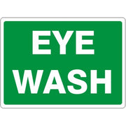 EYE WASH - EYE WASH, 14X20, Adhesive Vinyl