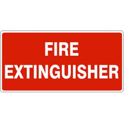 FIRE EXTINGUISHER - FIRE EXTINGUISHER, 6.5X14, Adhesive Vinyl
