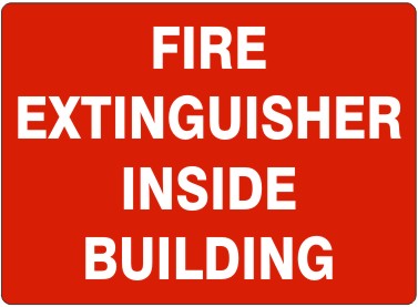 FIRE EXTINGUISHER INSIDE BUILDING