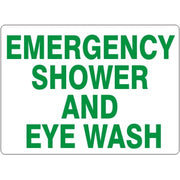 EMERGENCY SHOWER AND EYE WASH - EMERGENCY SHOWER AND EYE WASH, 14X20, Adhesive Vinyl