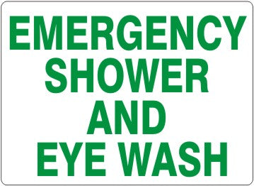 EMERGENCY SHOWER AND EYE WASH
