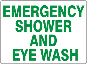 EMERGENCY SHOWER AND EYE WASH