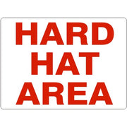 HARD HAT AREA - HARD HAT AREA, 14X20, Adhesive Vinyl