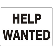 HELP WANTED - HELP WANTED, 14X20, Adhesive Vinyl
