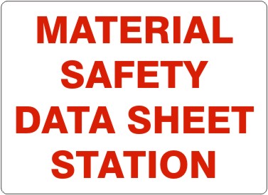 MATERIAL SAFETY DATA SHEET STATION