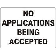 NO APPLICATIONS BEING ACCEPTED - NO APPLICATIONS BEING ACCEPTED, 14X20, Adhesive Vinyl