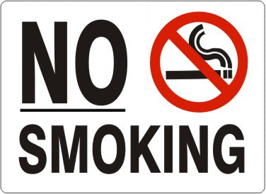 NO SMOKING WITH PICTO