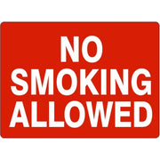 NO SMOKING ALLOWED - NO SMOKING ALLOWED, 14X20, Adhesive Vinyl