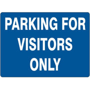 PARKING FOR VISITORS ONLY - PARKING FOR VISITORS ONLY, 14X20, Adhesive Vinyl