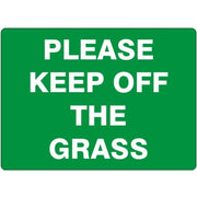 PLEASE KEEP OFF THE GRASS - PLEASE KEEP OFF THE GRASS, 14X20, Adhesive Vinyl