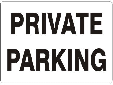 PRIVATE PARKING