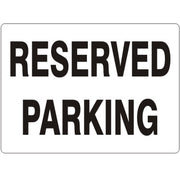 RESERVED PARKING - RESERVED PARKING, 14X20, Adhesive Vinyl