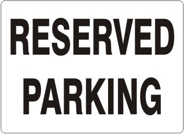 RESERVED PARKING