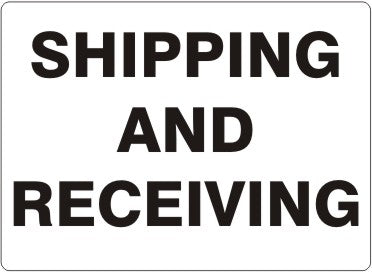 SHIPPING AND RECEIVING