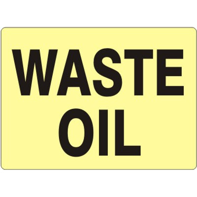WASTE OIL - WASTE OIL, 14X20, Adhesive Vinyl