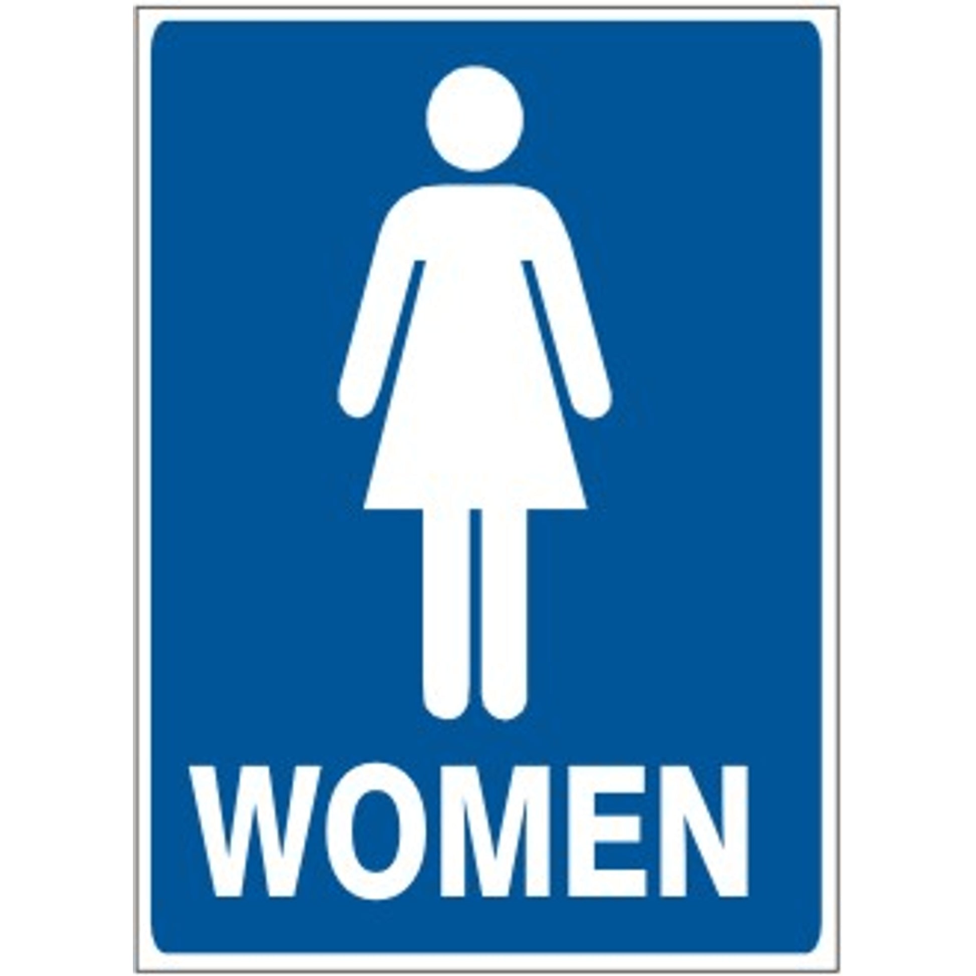 WOMEN WITH WOMAN PICTO - WOMEN WITH WOMAN PICTO, 14X20, Adhesive Vinyl