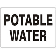 POTABLE WATER - POTABLE WATER, 14X20, Adhesive Vinyl
