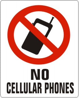 NO CELLULAR PHONES WITH PICTO