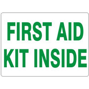 FIRST AID KIT INSIDE - FIRST AID KIT INSIDE, 10X14, Adhesive Vinyl