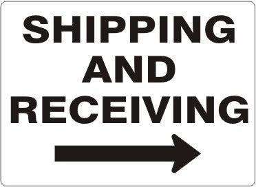 SHIPPING AND RECEIVING ARROW RIGHT