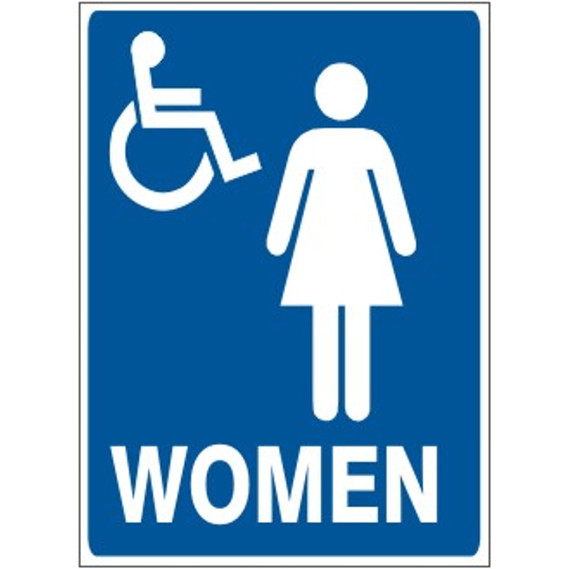 WOMEN HD/WOMEN PICTO - WOMEN HD/WOMEN PICTO, 10X14, Adhesive Vinyl