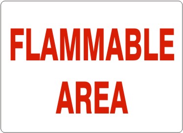 FLAMMABLE AREA