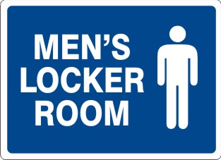 MEN'S LOCKER ROOM WITH PICTO