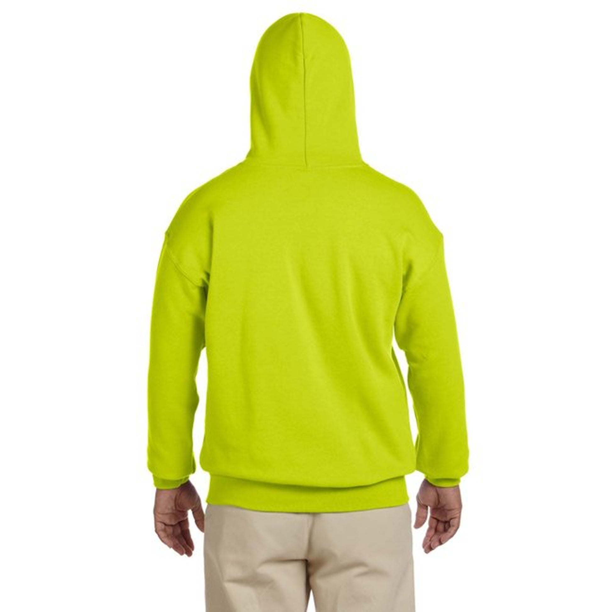 Gildan 185 Adult Heavy Blend 8 oz. Hooded Sweatshirt - Safety Green