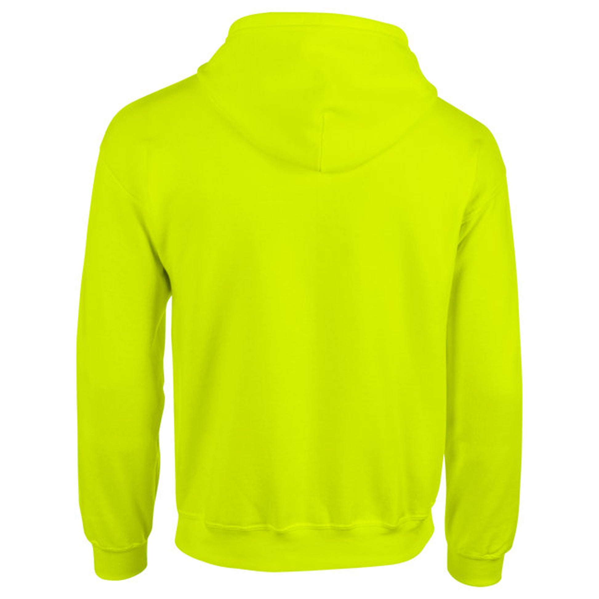 Gildan 186 Adult Heavy Blend 8 oz. Full-Zip Hooded Sweatshirt - Safety Green