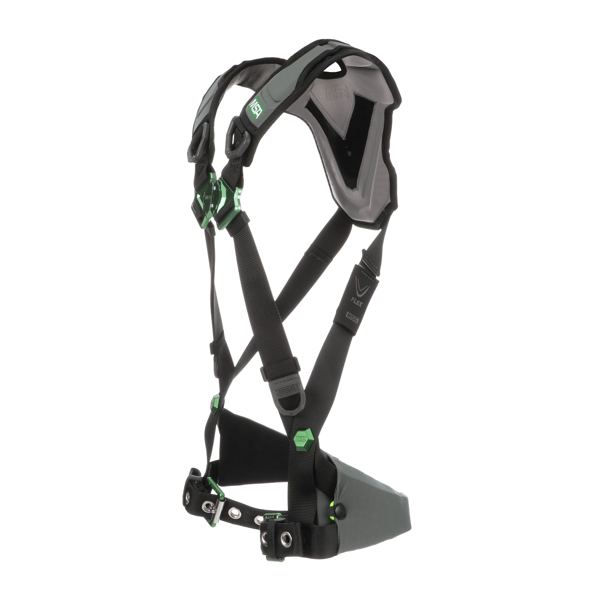 MSA V-FLEX Harness w/Back D-Ring - Tongue Buckle Leg Straps - Standard - 10239984